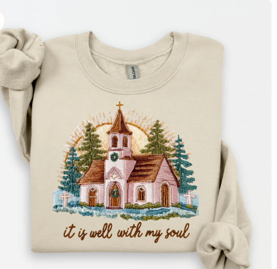 It Is Well Church Sweatshirt - Final Sale